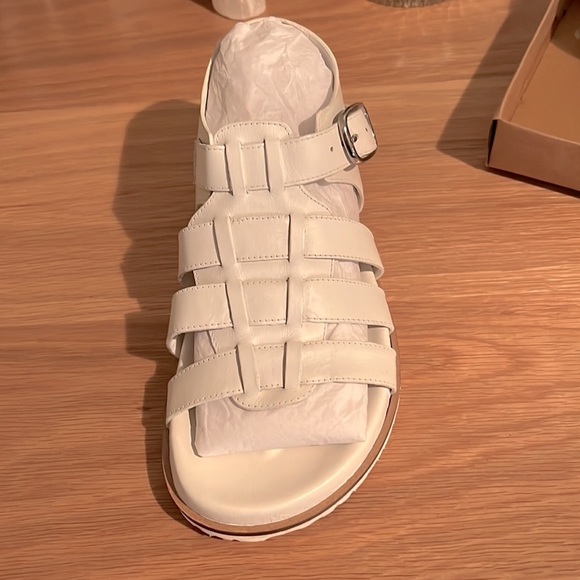 White Fisherman Sandals - Picture 8 of 10